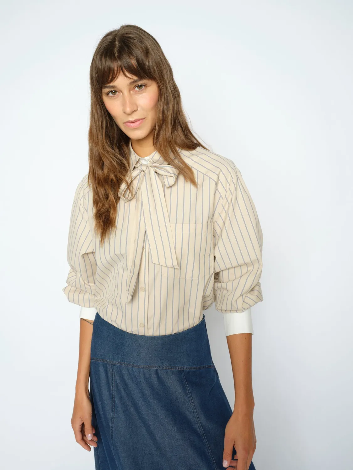 Mos Mosh MMKeeva Lilou Bluse gestreift oversized