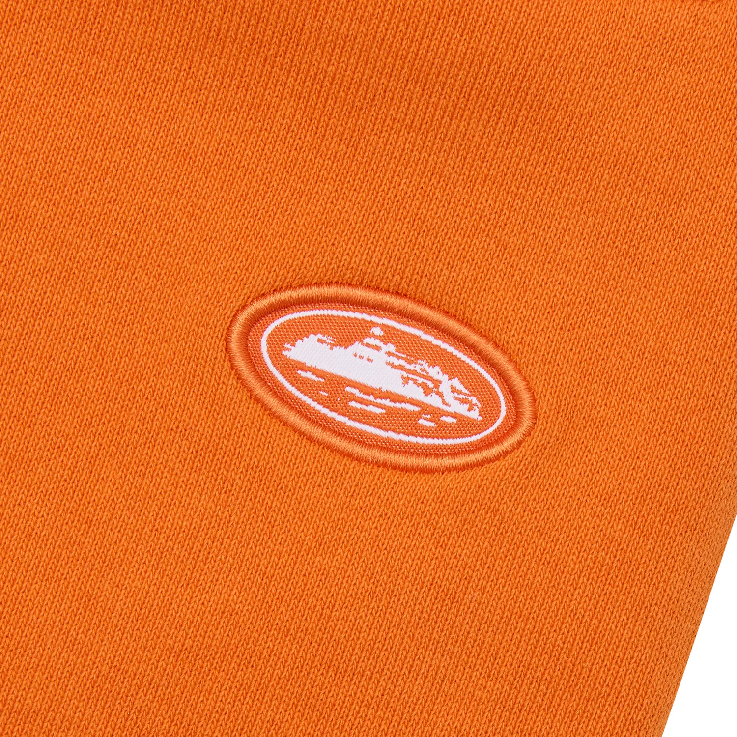 Corteiz Mini Island Sweatshort Orange Baumwolle