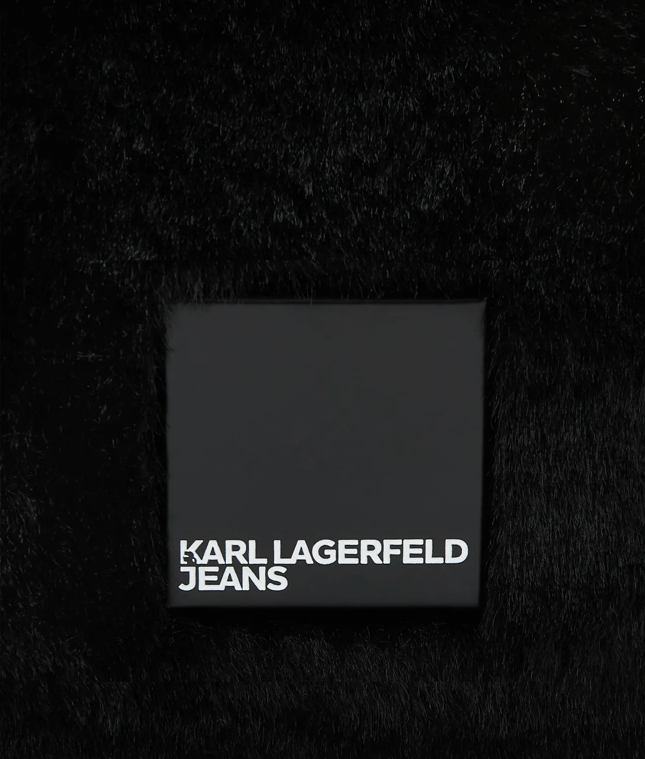 Karl Lagerfeld Jeans Box Logo Bowling Bag Kunstfell Einheitsgröße