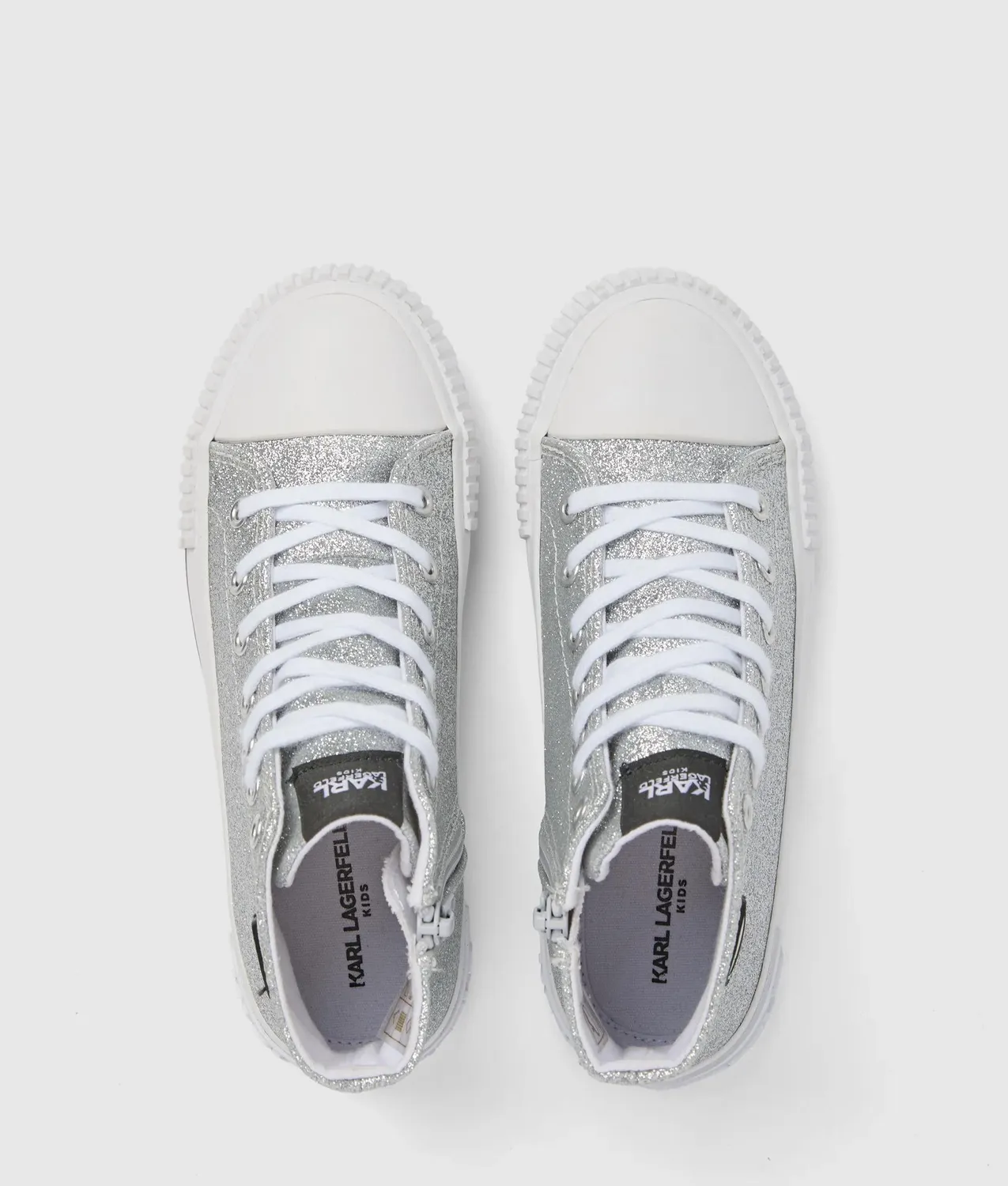 Karl Lagerfeld Ikon Glitter Sneaker High-Top Mädchen