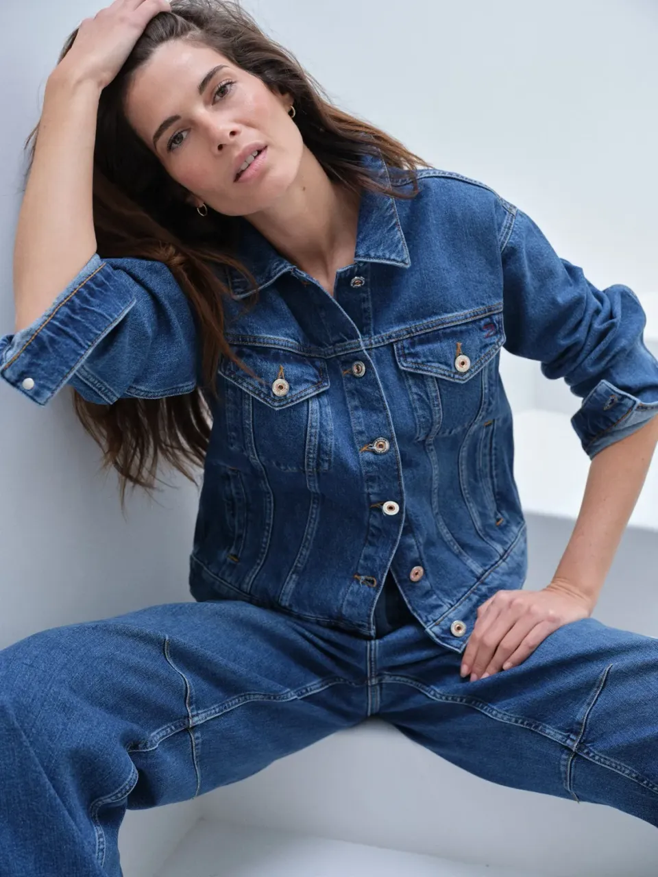 Mos Mosh MMSaima Authentic Jeansjacke Blau Regular