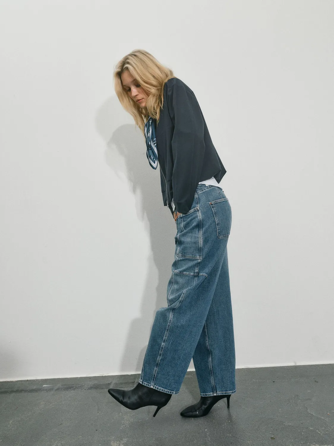 Mos Mosh MMRosy Galleon Jeans Dark Blue Mom Fit