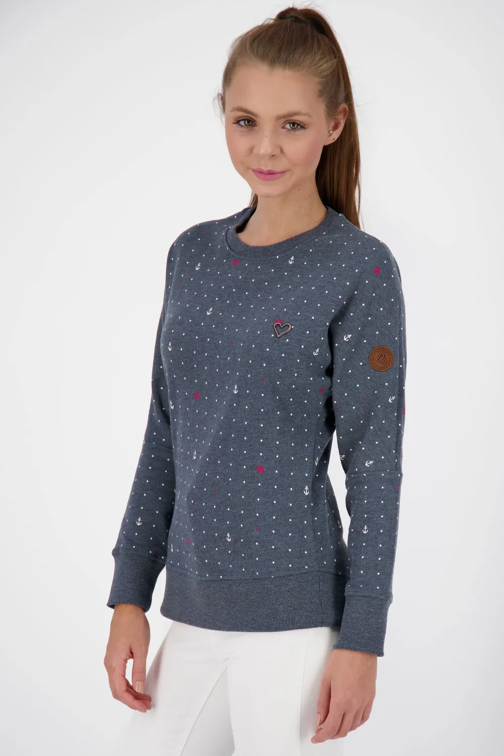 Alife & Kickin DarlaAK B Sweatshirt Dunkelblau Damen