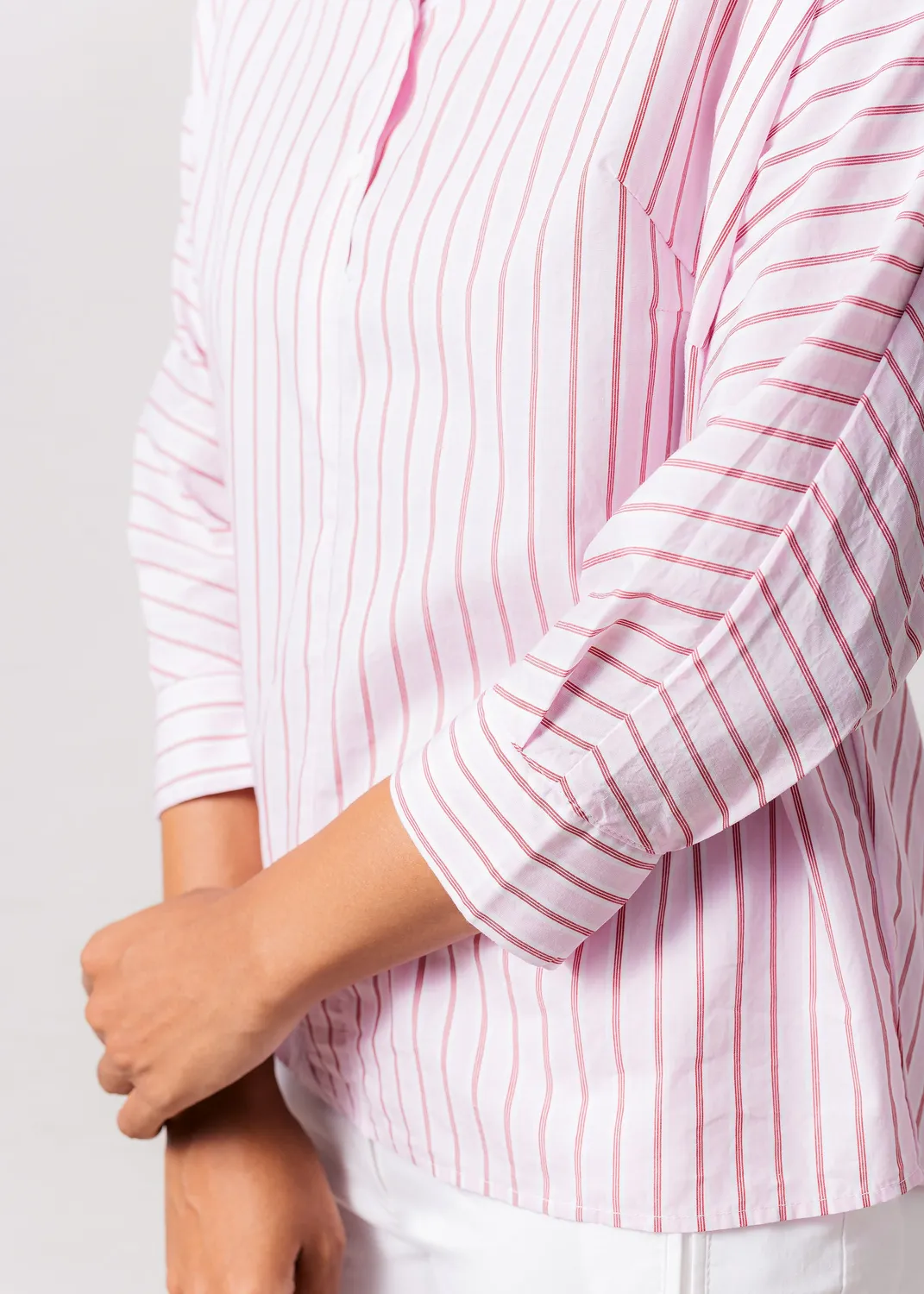 Senatex Bluse Aurora Stripes Gestreift Baumwolle
