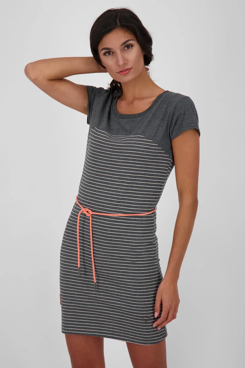 Alife & Kickin ClarissaAK B Kleid Schwarz Print