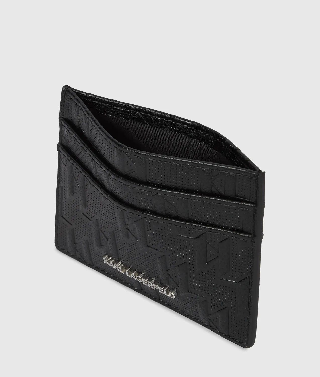 Karl Lagerfeld K/Monogram Kartenetui perforiert One Size