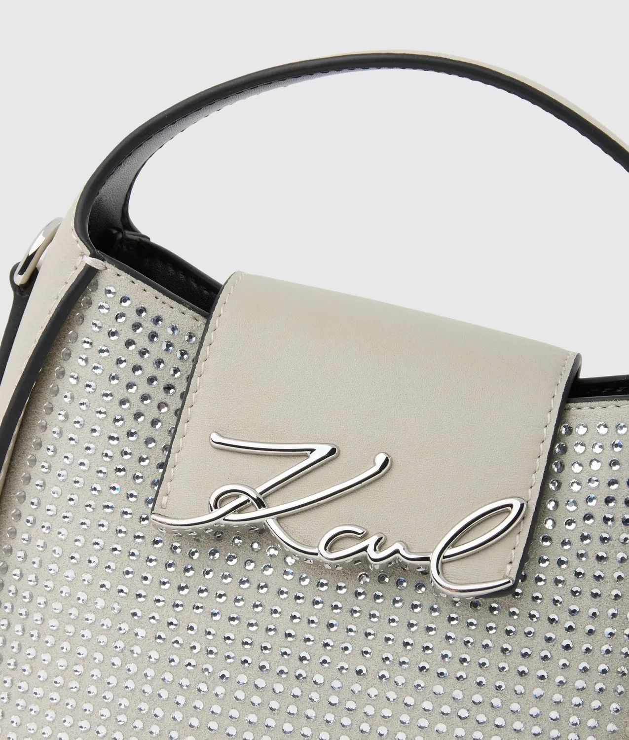 Karl Lagerfeld K/Signature Hobo Bag Strass klein