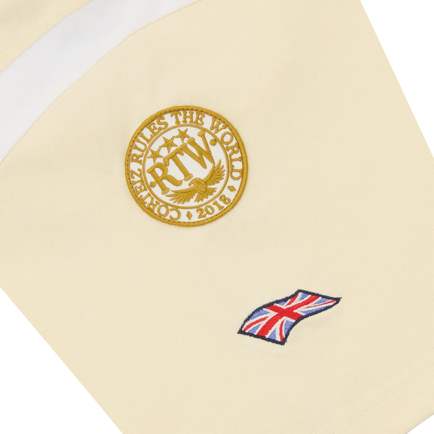 Corteiz Alpine Polo Shirt RSLM Sand Poloshirt Baumwolle