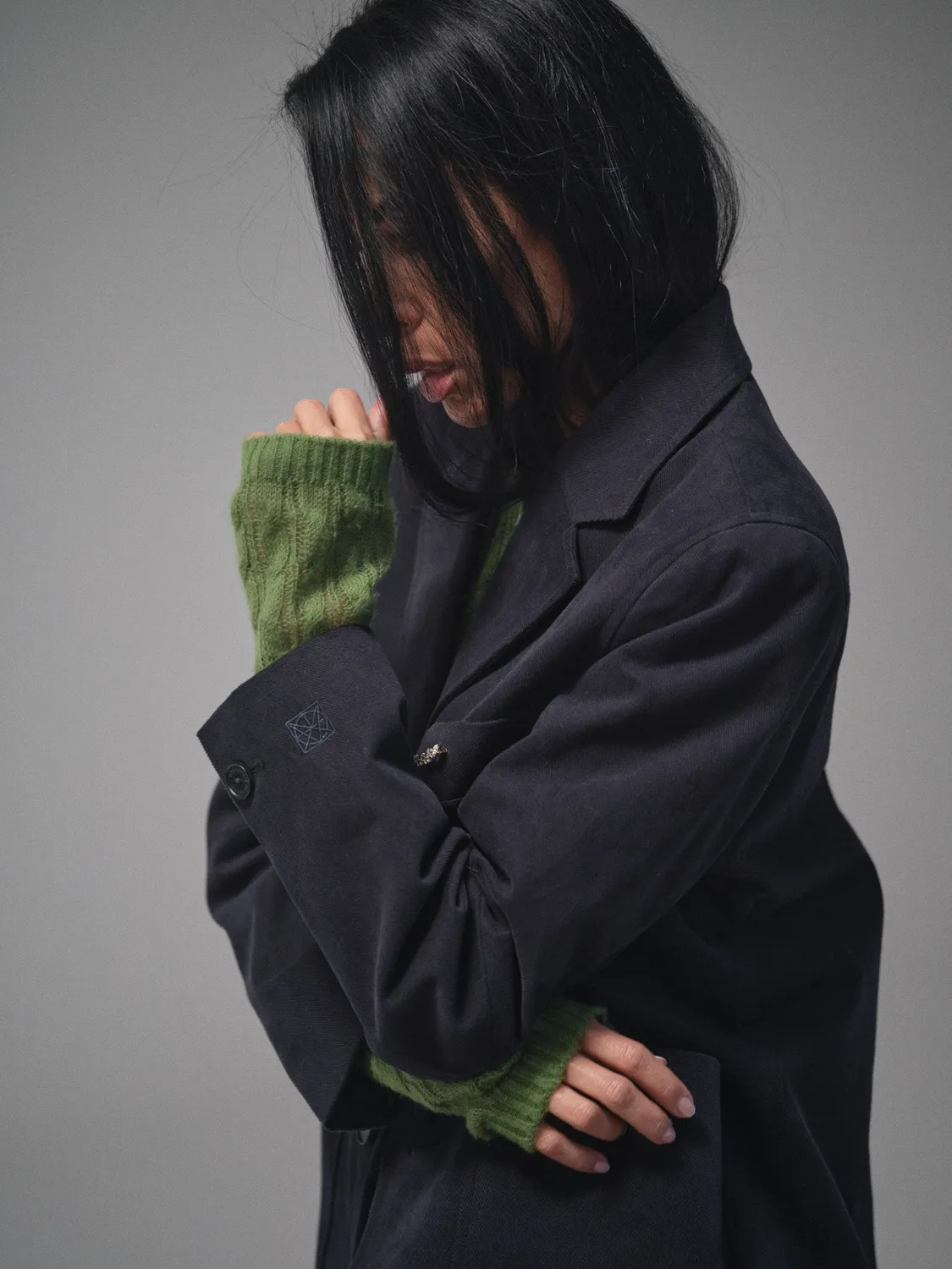 Mos Mosh MMHWonder Brush Blazer Oversize Schwarz