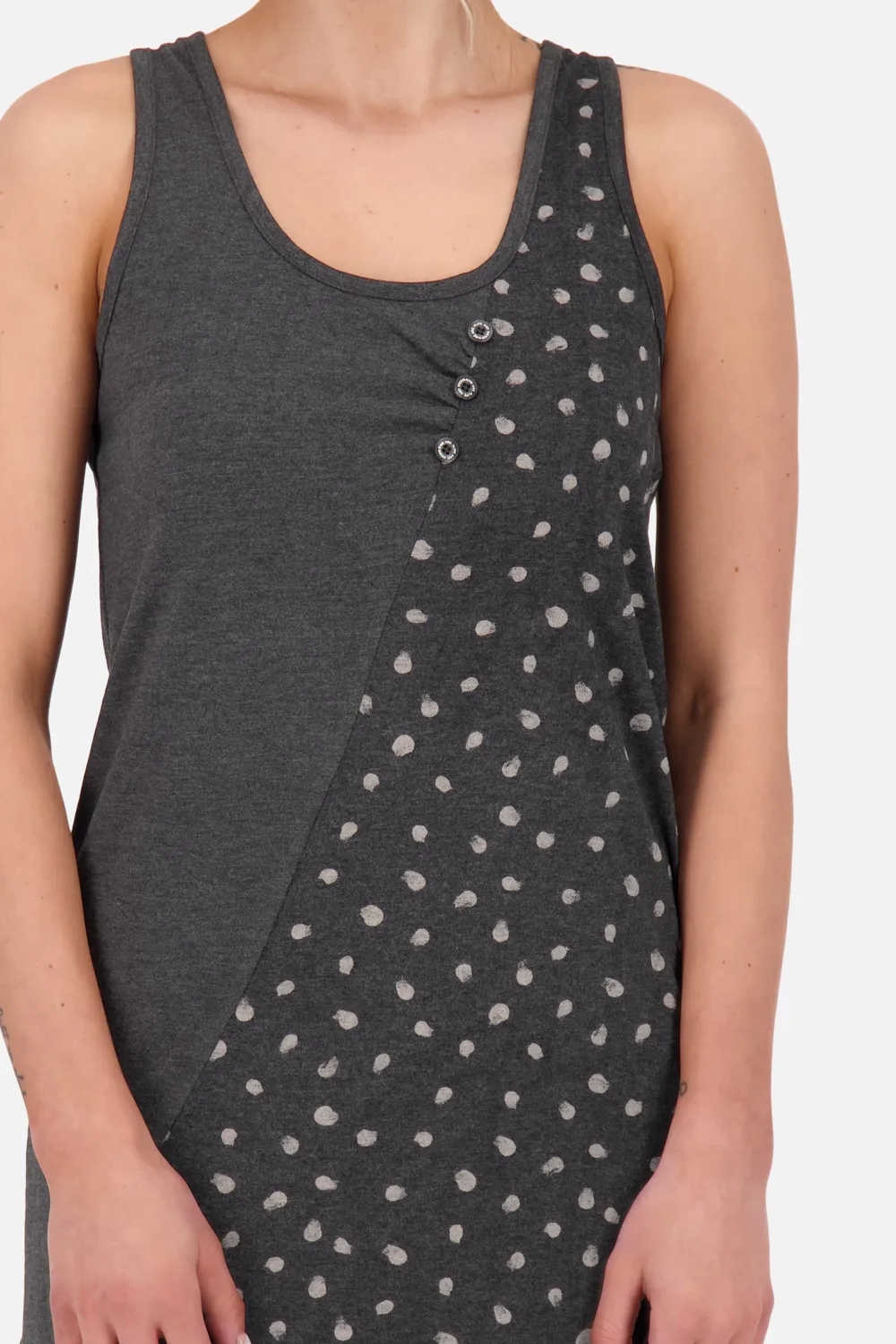 Alife & Kickin CameronAK B Dress Kleid Schwarz Ärmellos