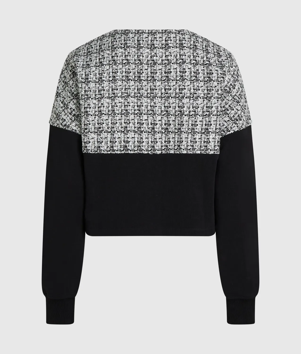 Karl Lagerfeld Bouclé Jersey Cardigan Strickjacke beige