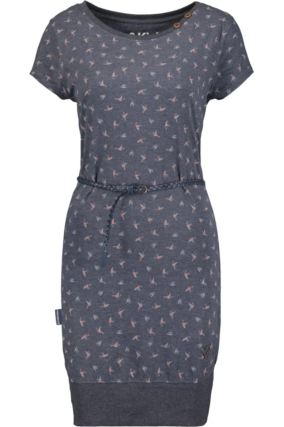 Alife & Kickin CocoAK Dress Dunkelblau Damen Jerseykleid