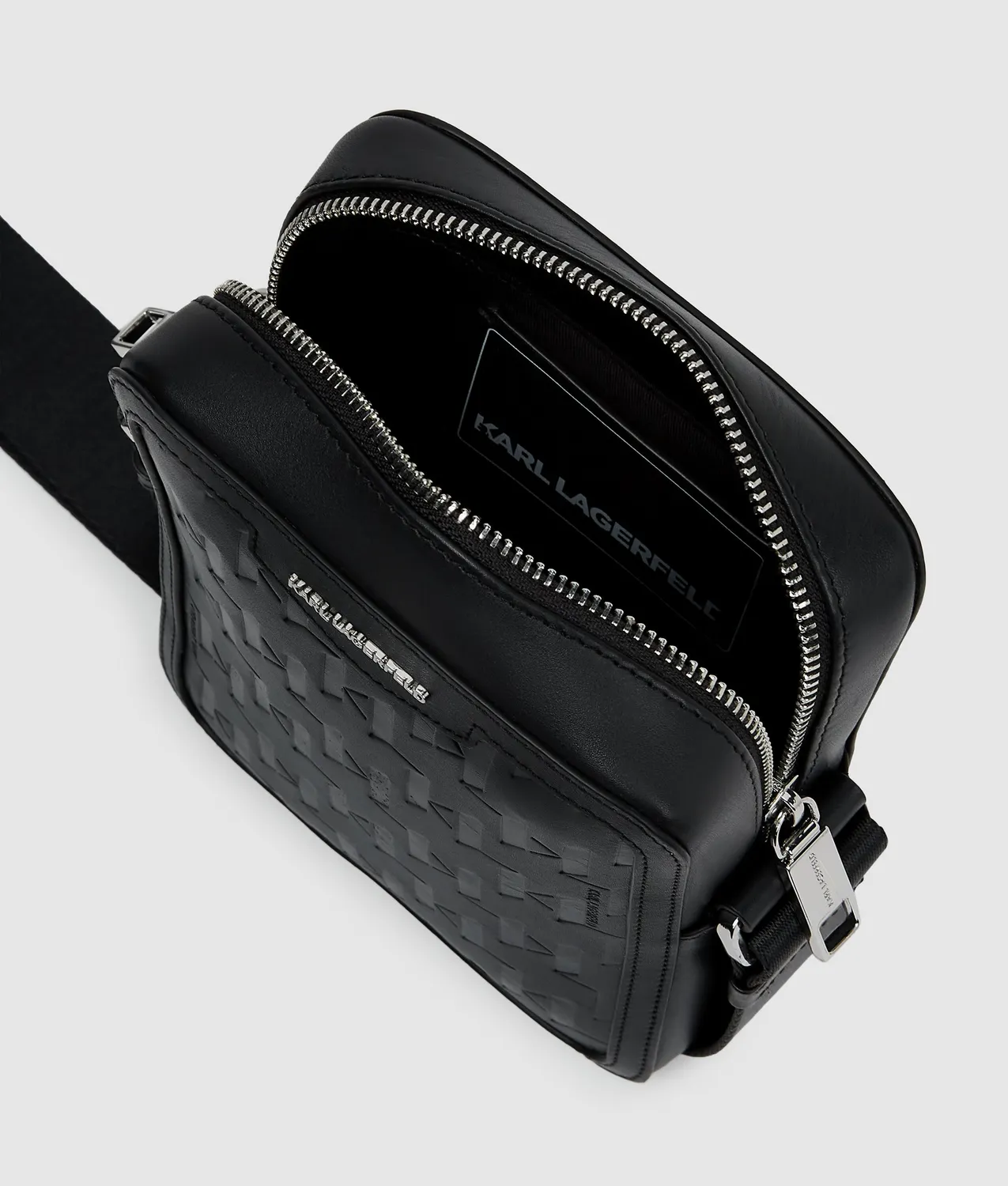 Karl Lagerfeld K/Loom Crossbody Bag Leder schwarz