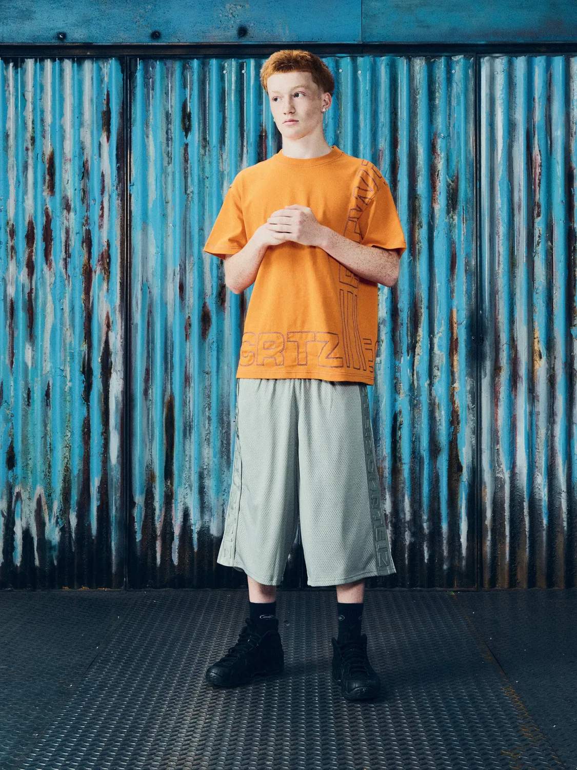 Corteiz Outline Heavyweight Tee T-Shirt Orange