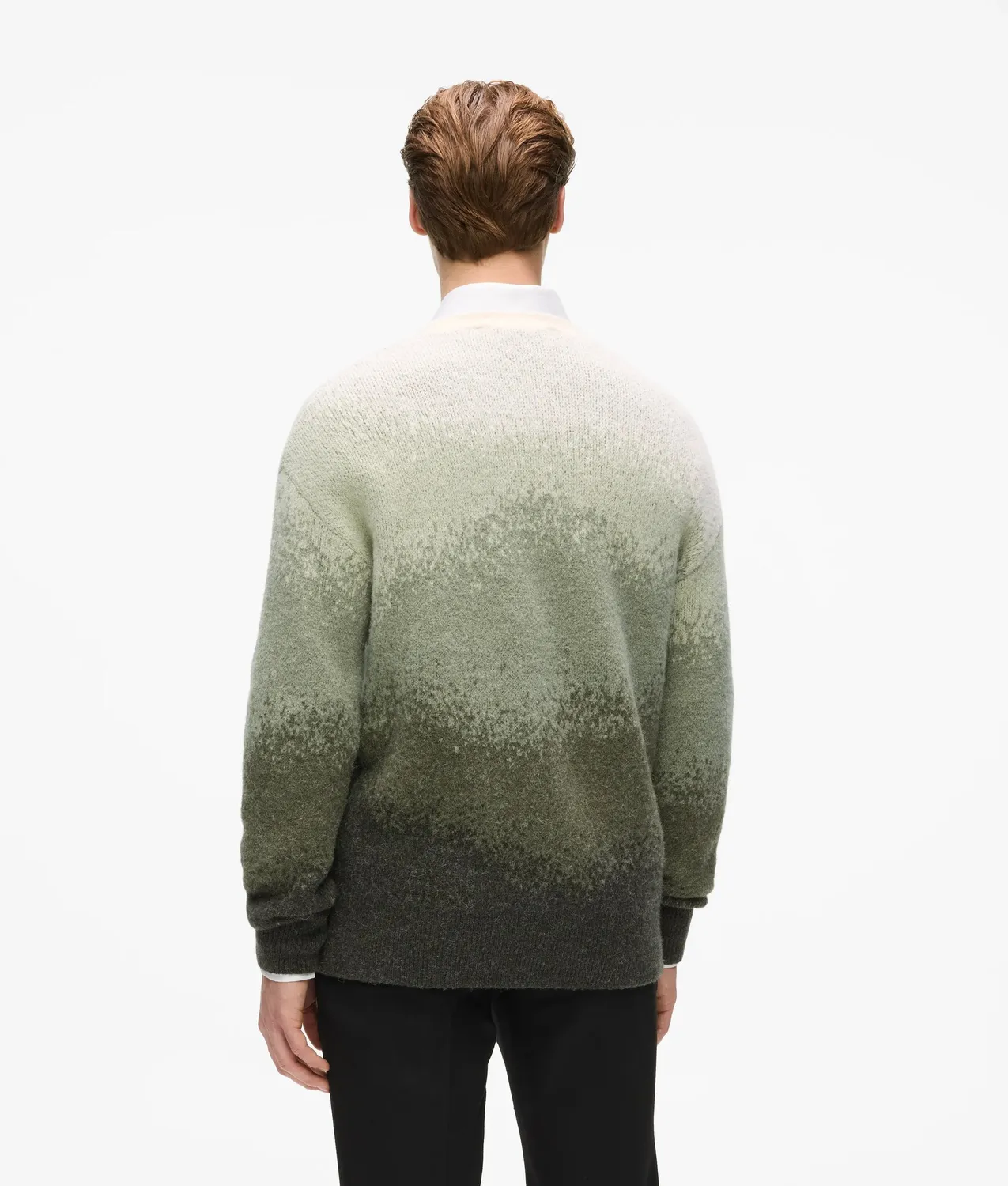 Karl Lagerfeld Gradient Crew Neck Pullover Verlauf S-3XL