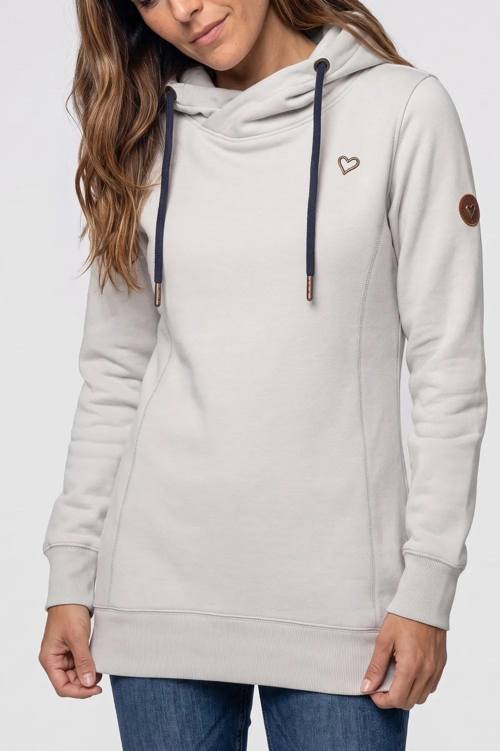 Alife & Kickin AlvaAK A Hoodie grau Kapuze Damen