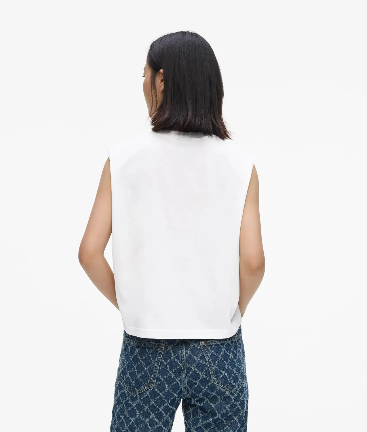 Karl Lagerfeld KL Jeans Love Letter Tank Top Bio-Baumwolle
