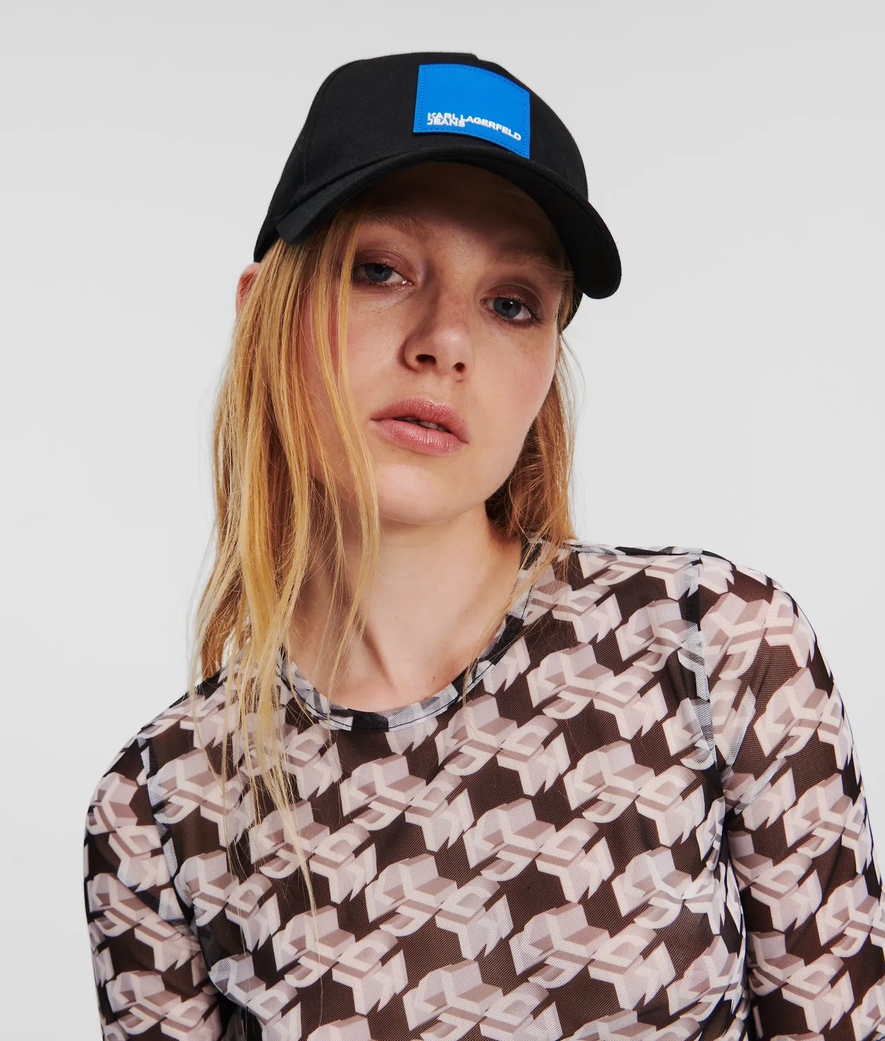 Karl Lagerfeld Jeans Logo Patch Cap One Size Baseballcap