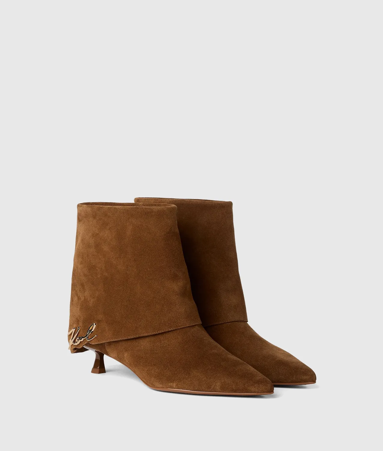 Karl Lagerfeld Pasha Stiefeletten Wildleder Damen