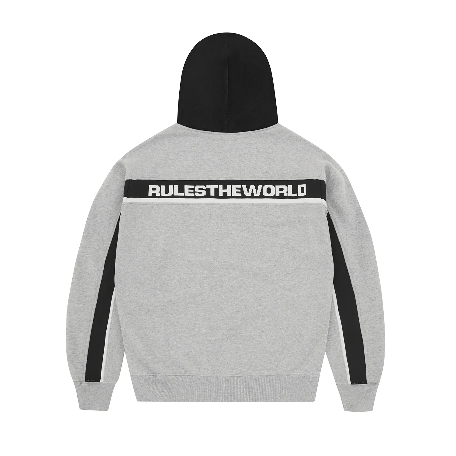 Corteiz Ribbed Sporteiz Zip Hoodie grau 440 GSM