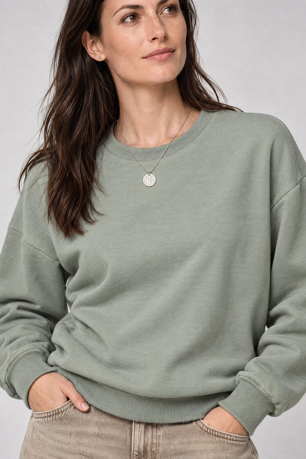 Alife & Kickin ElsaAK P Sweatshirt Hellgrün Damen