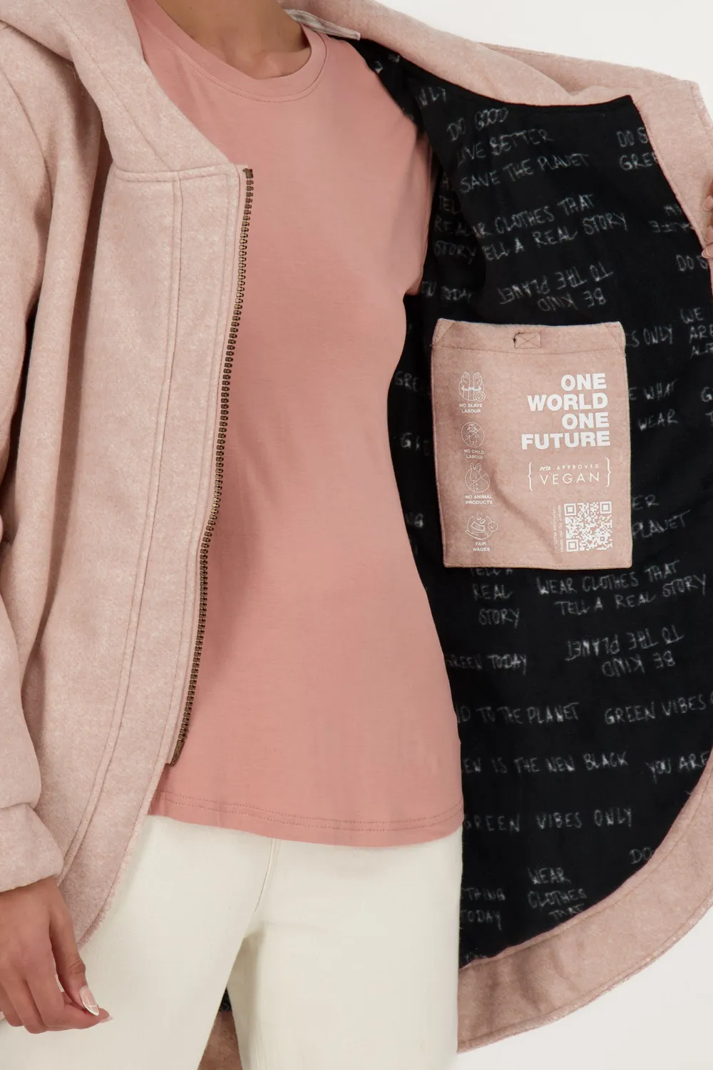 Alife & Kickin CarlottaAK J Mantel Rosa Winter