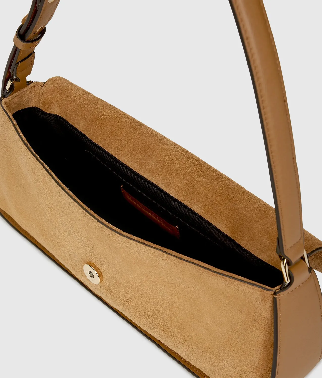 Karl Lagerfeld K/Signature Suede Umhängetasche Wildleder