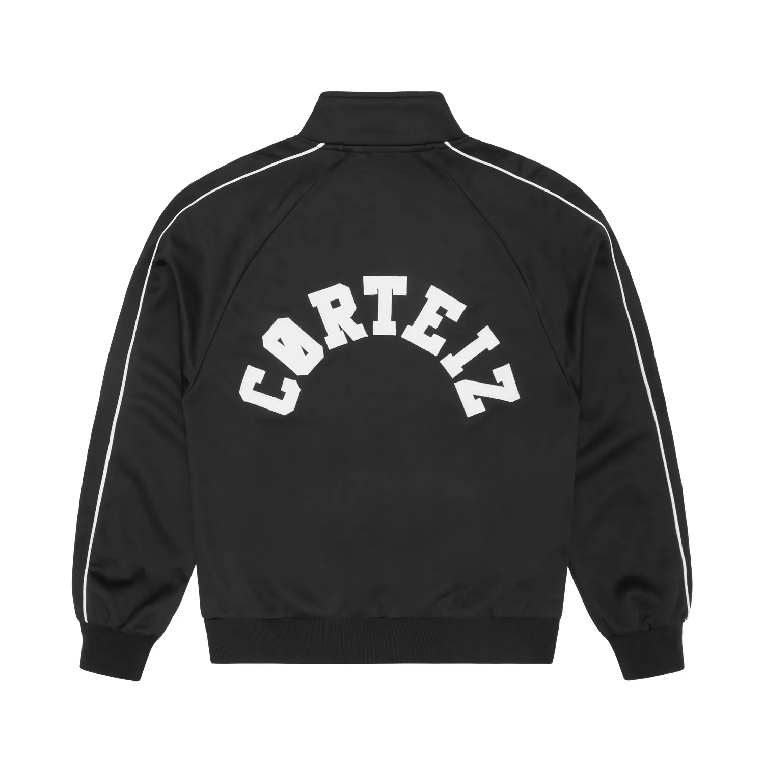 Corteiz Crest Arch Track Jacket Trainingsjacke Schwarz Poly