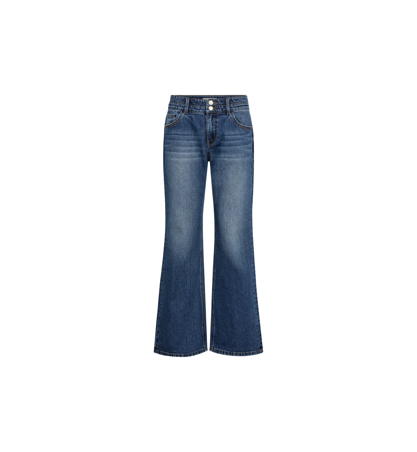 Mos Mosh MMMarlena Sico Jeans Blue Flare Mid-Rise