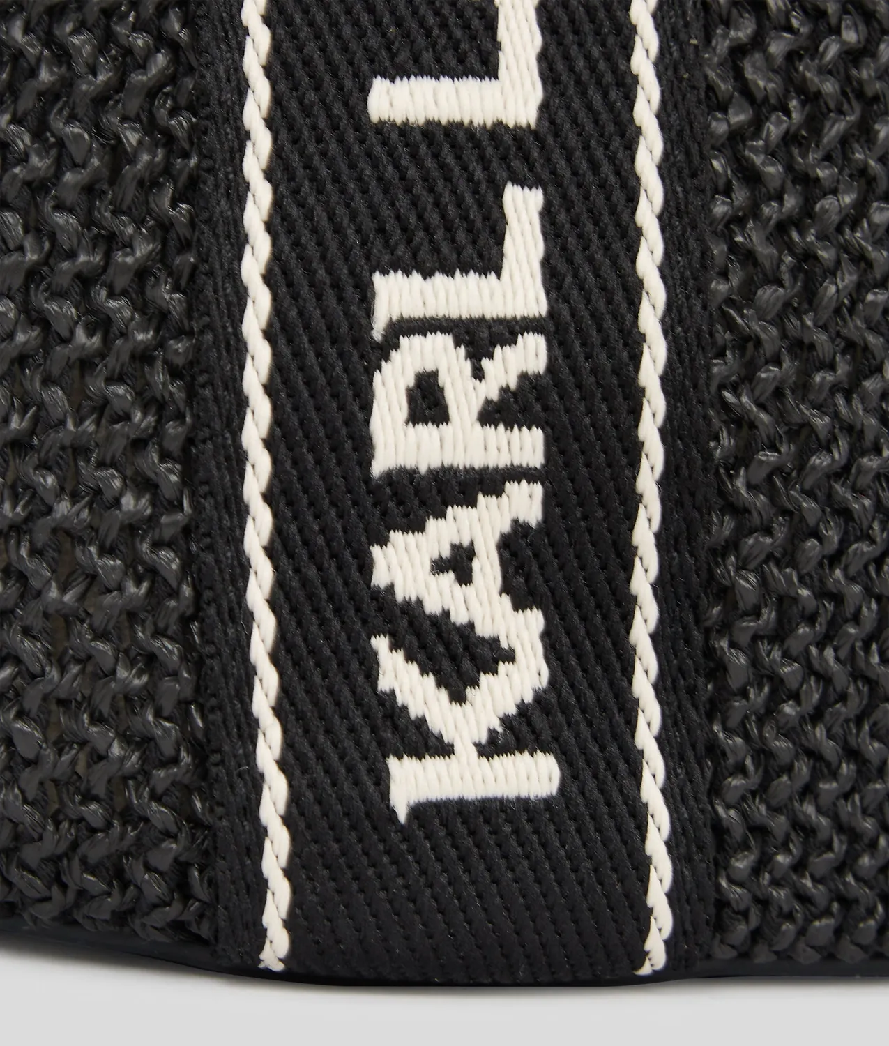 Karl Lagerfeld Logo Beach Shopper gewebt One Size