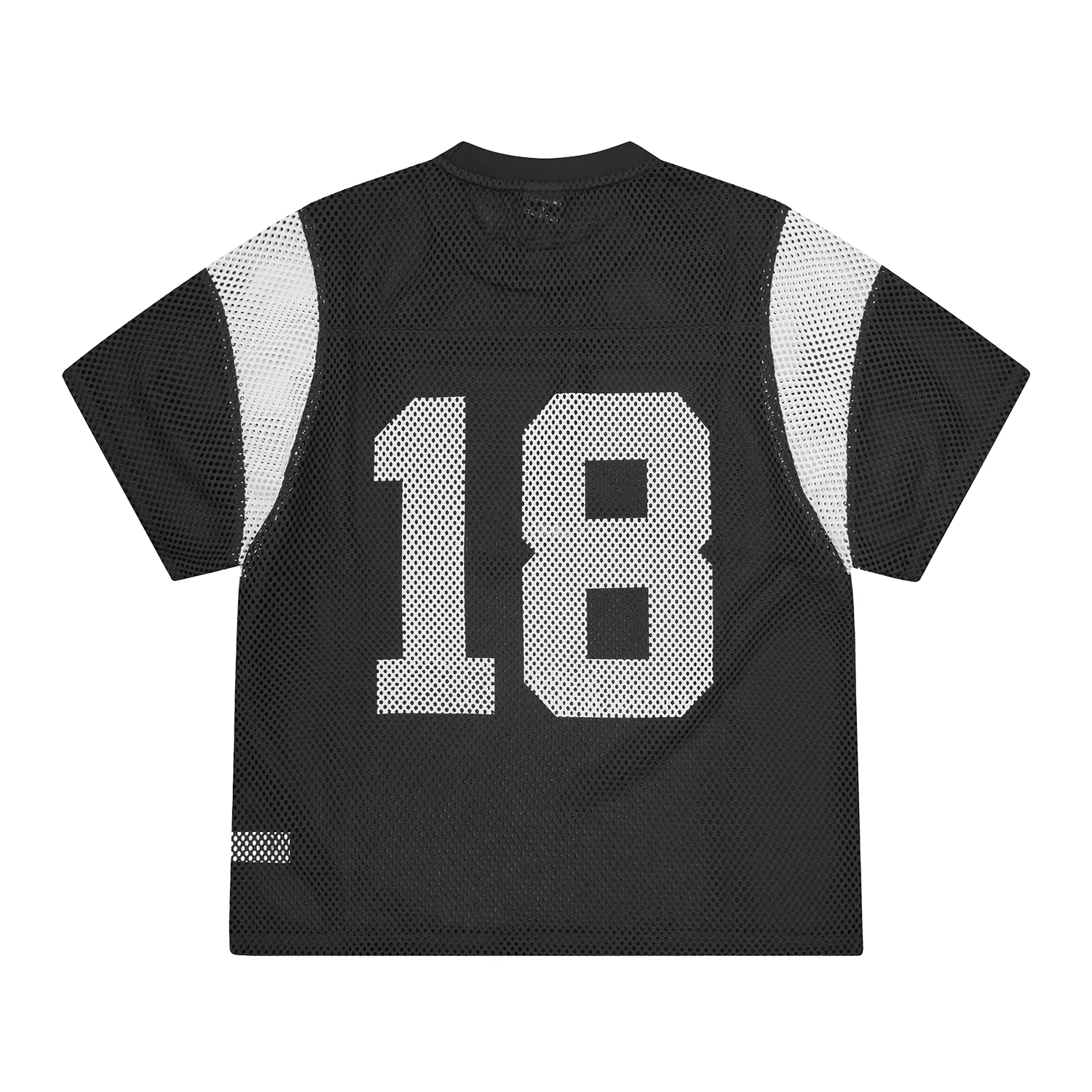 Corteiz Open Mesh Panel Jersey Black Mesh-Jersey 18