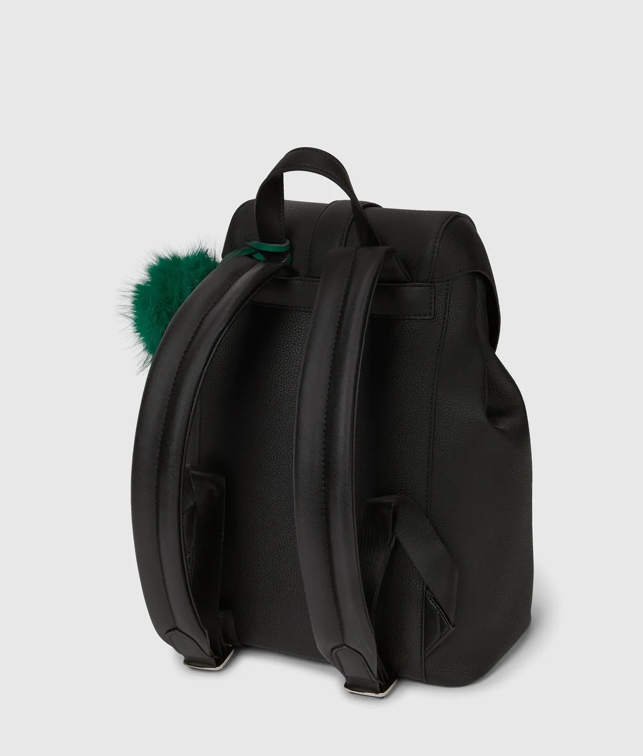 Karl Lagerfeld Ikon Pebble Charm Rucksack genarbt