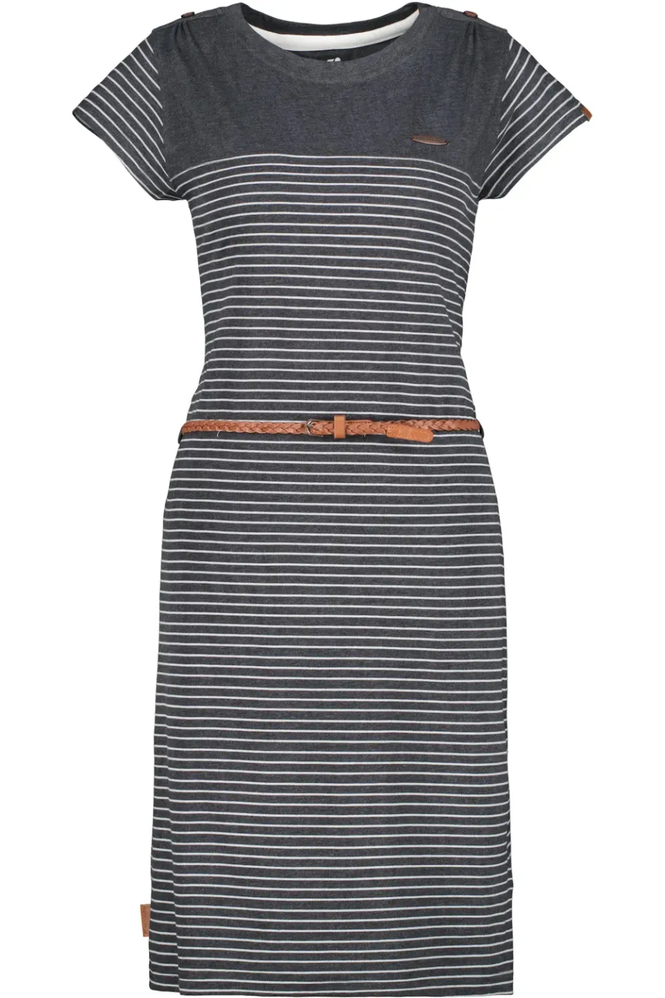 Alife & Kickin LeoniceAK B Shirtkleid Schwarz Allover-Print