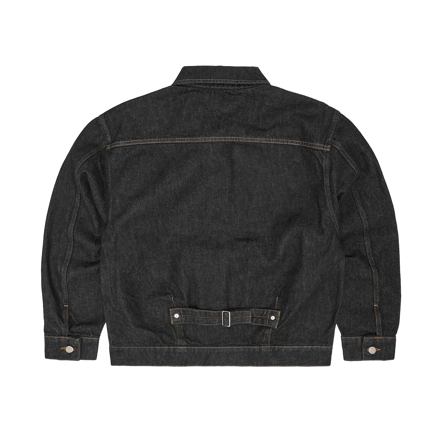 Corteiz Dual Stripe Denim Jacket Jeansjacke Washed Black