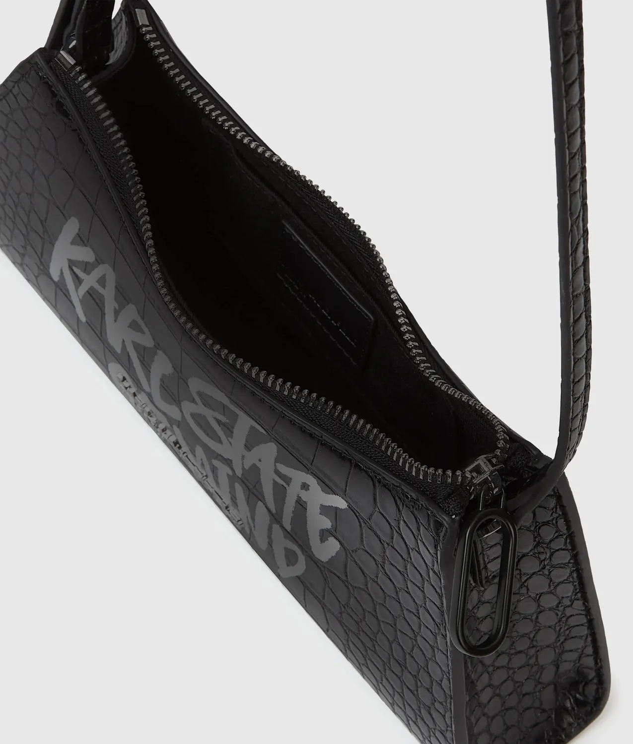 Karl Lagerfeld KL Jeans Karl Quote Schultertasche klein