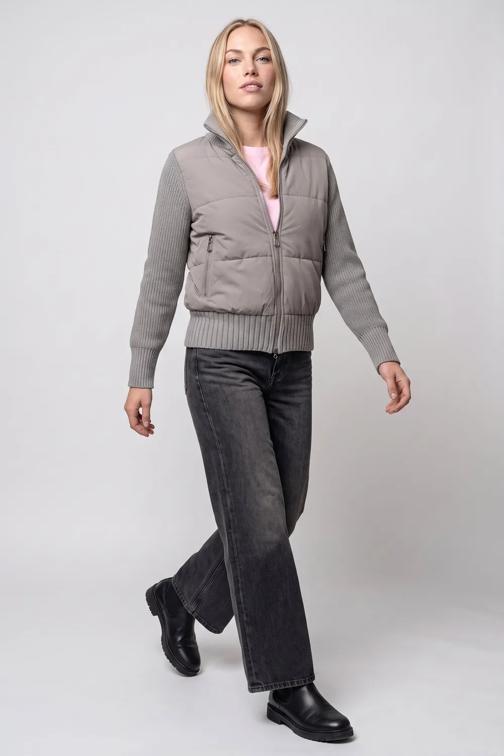 Alife & Kickin LyaAK A Jacke natural gray leicht