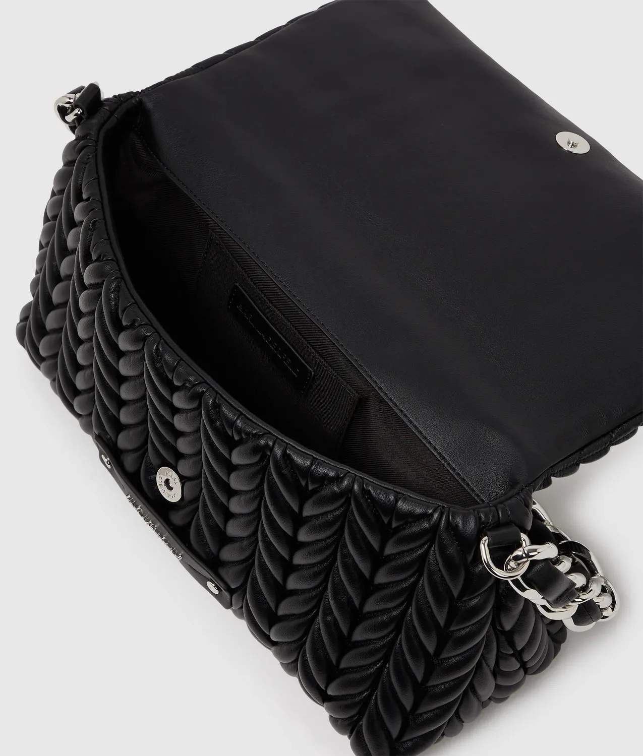 Karl Lagerfeld K/Weave Schultertasche geflochten