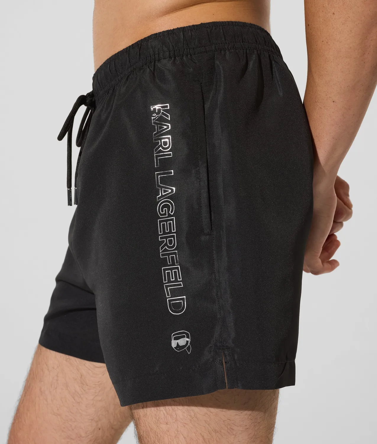 Karl Lagerfeld Ikon Boardshorts Metallic Herren XS-XL