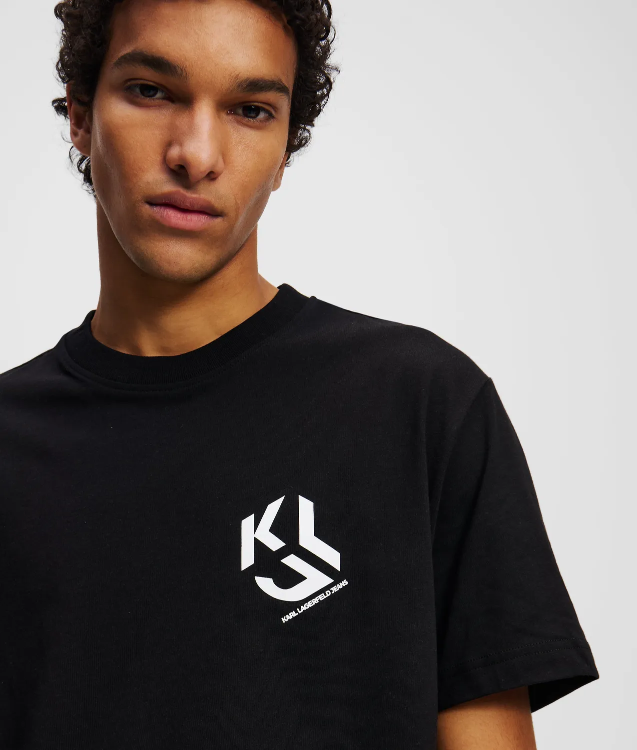 Karl Lagerfeld KL Jeans Monogram T-Shirt Regular Brustprint