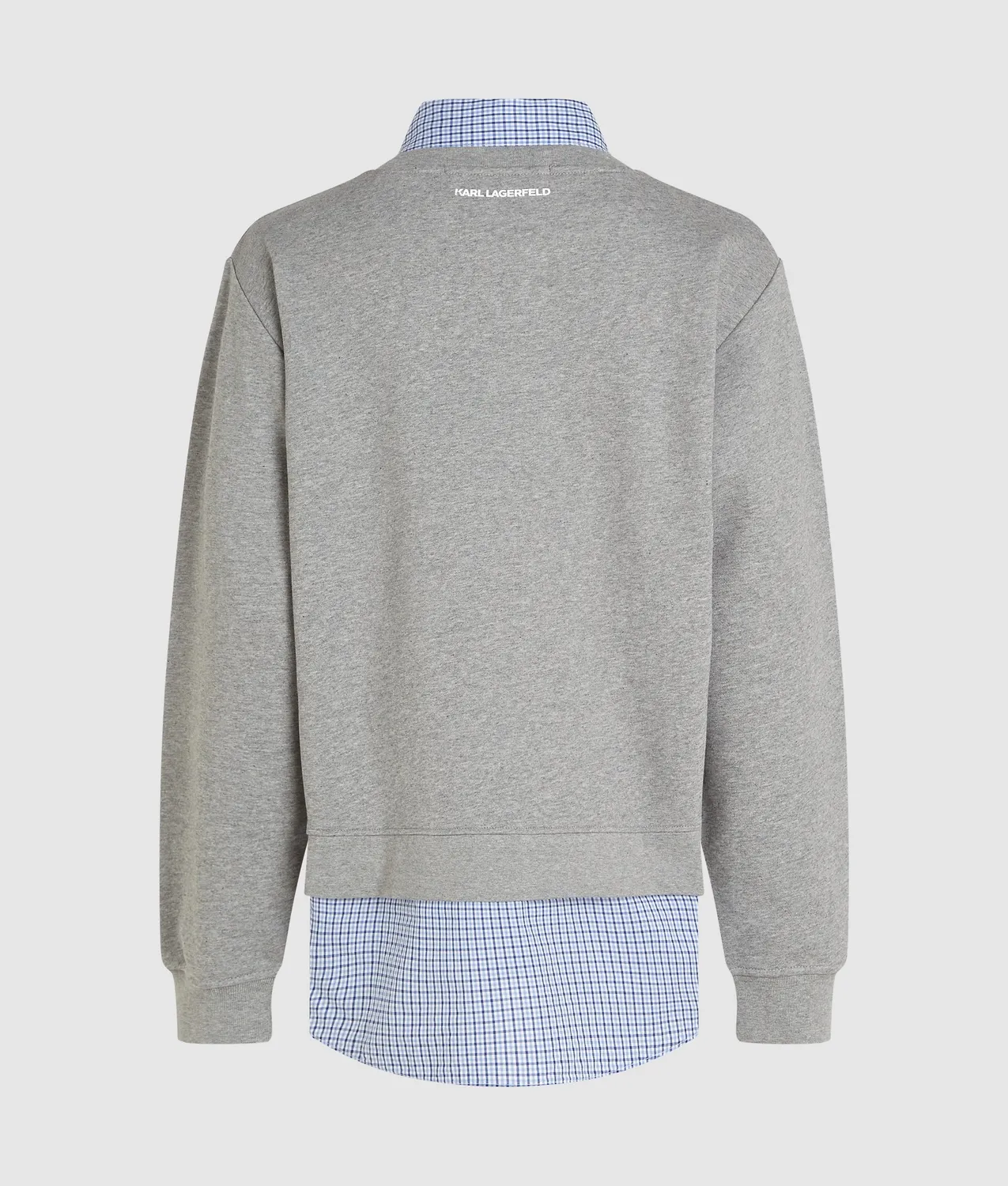Karl Lagerfeld Ikon Layered Sweatshirt Jersey Karo