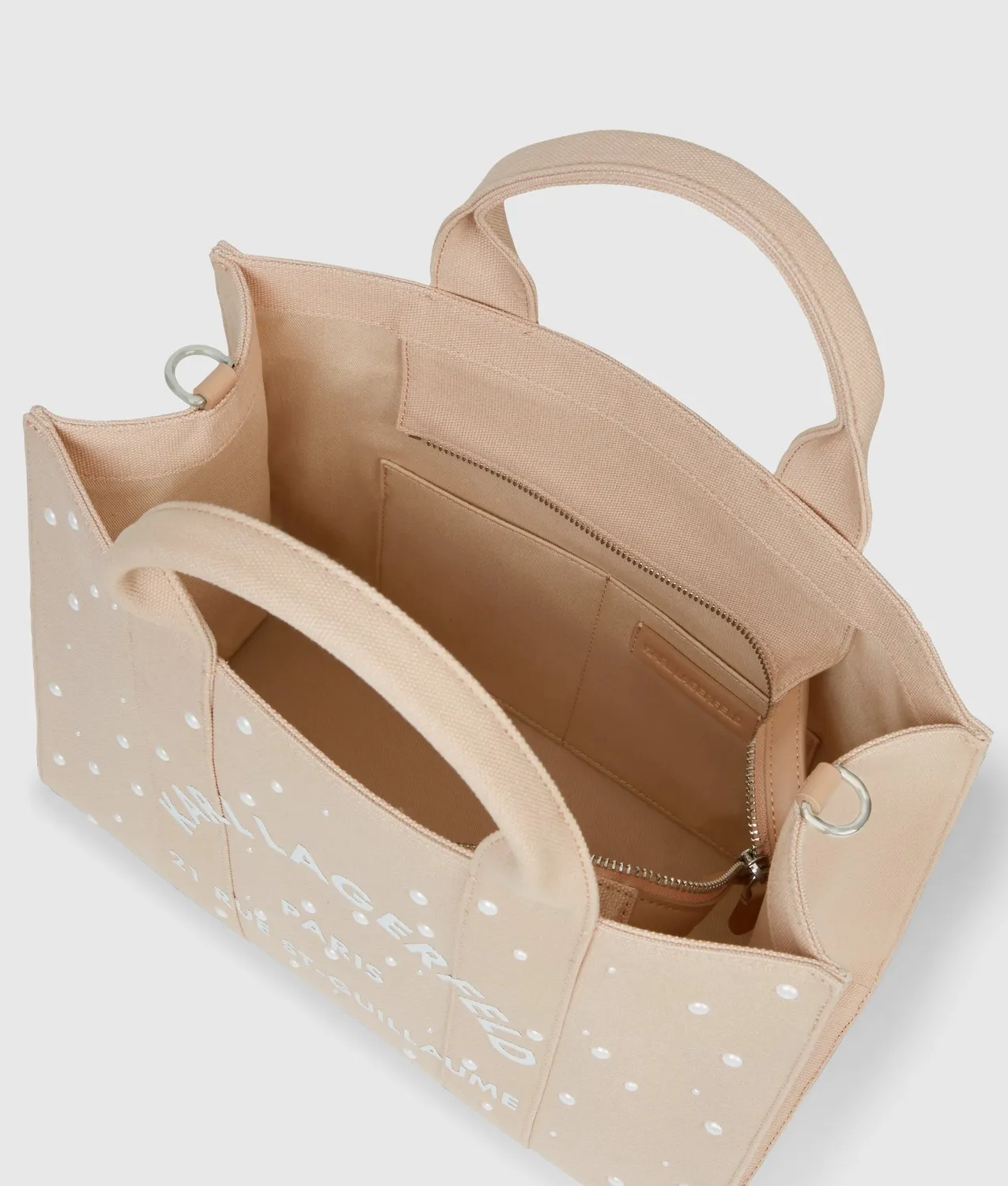 Karl Lagerfeld Rue St-Guillaume Tote Perlen Medium