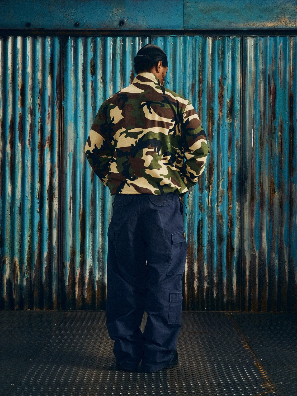 Corteiz Guerillaz Cargo Pant Navy Ripstop