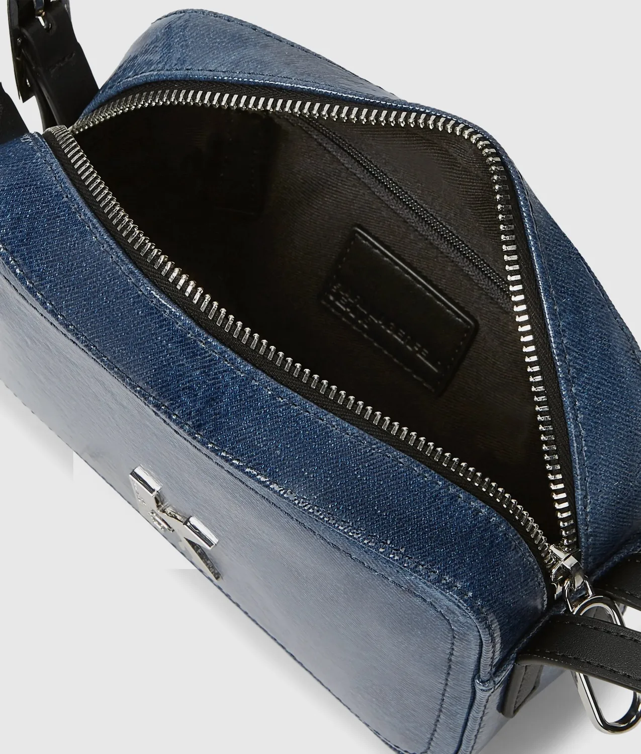 Karl Lagerfeld K Logo Umhängetasche Denim klein