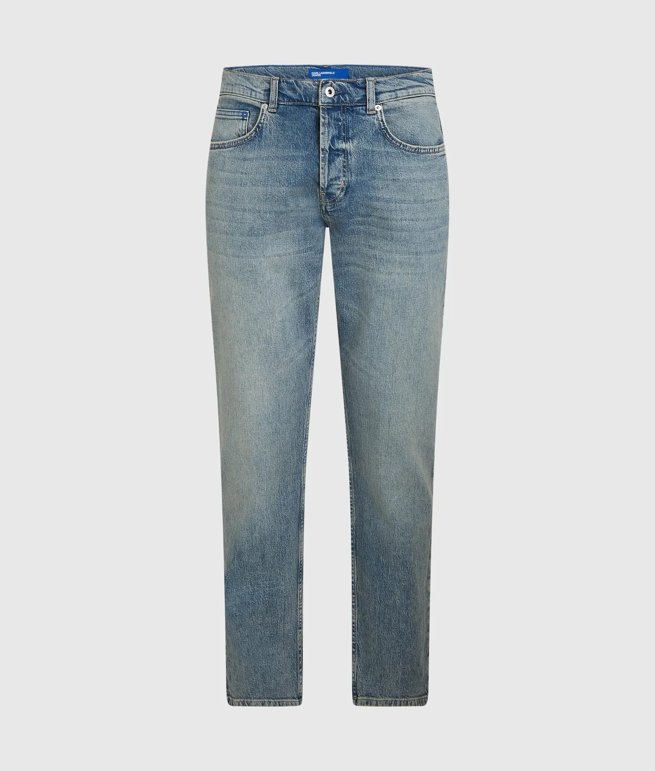 Karl Lagerfeld KL Jeans Tapered Jeans Vintage-Waschung blau
