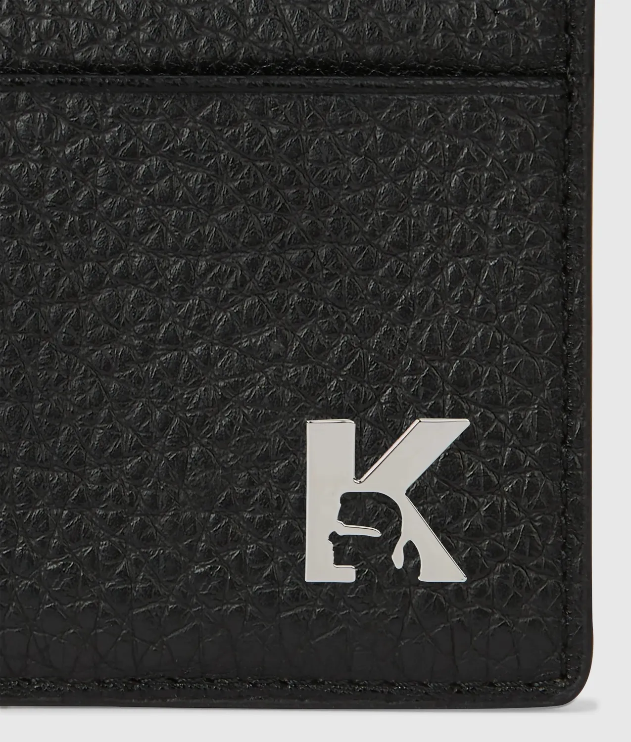 Karl Lagerfeld Jeans K Logo Kartenetui genarbt
