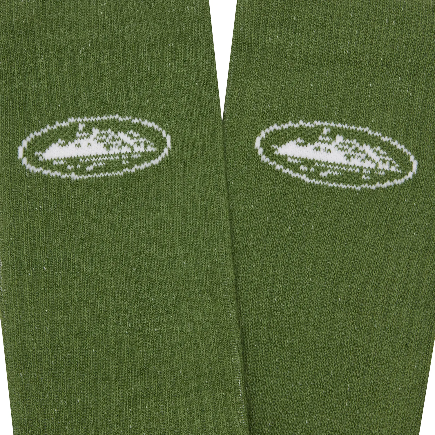 Corteiz Green Alcatraz Socks Socken 2PK Grün Baumwolle