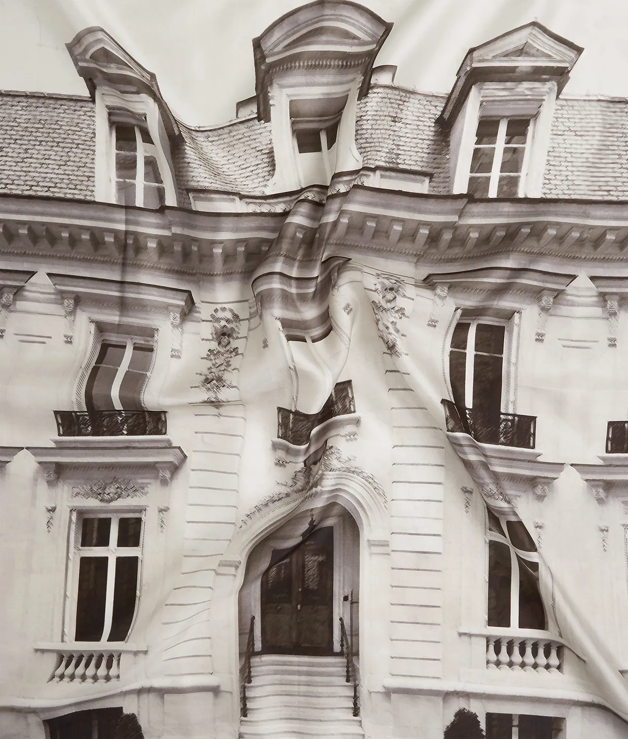 Karl Lagerfeld Maison de Karl Seidenschal Print