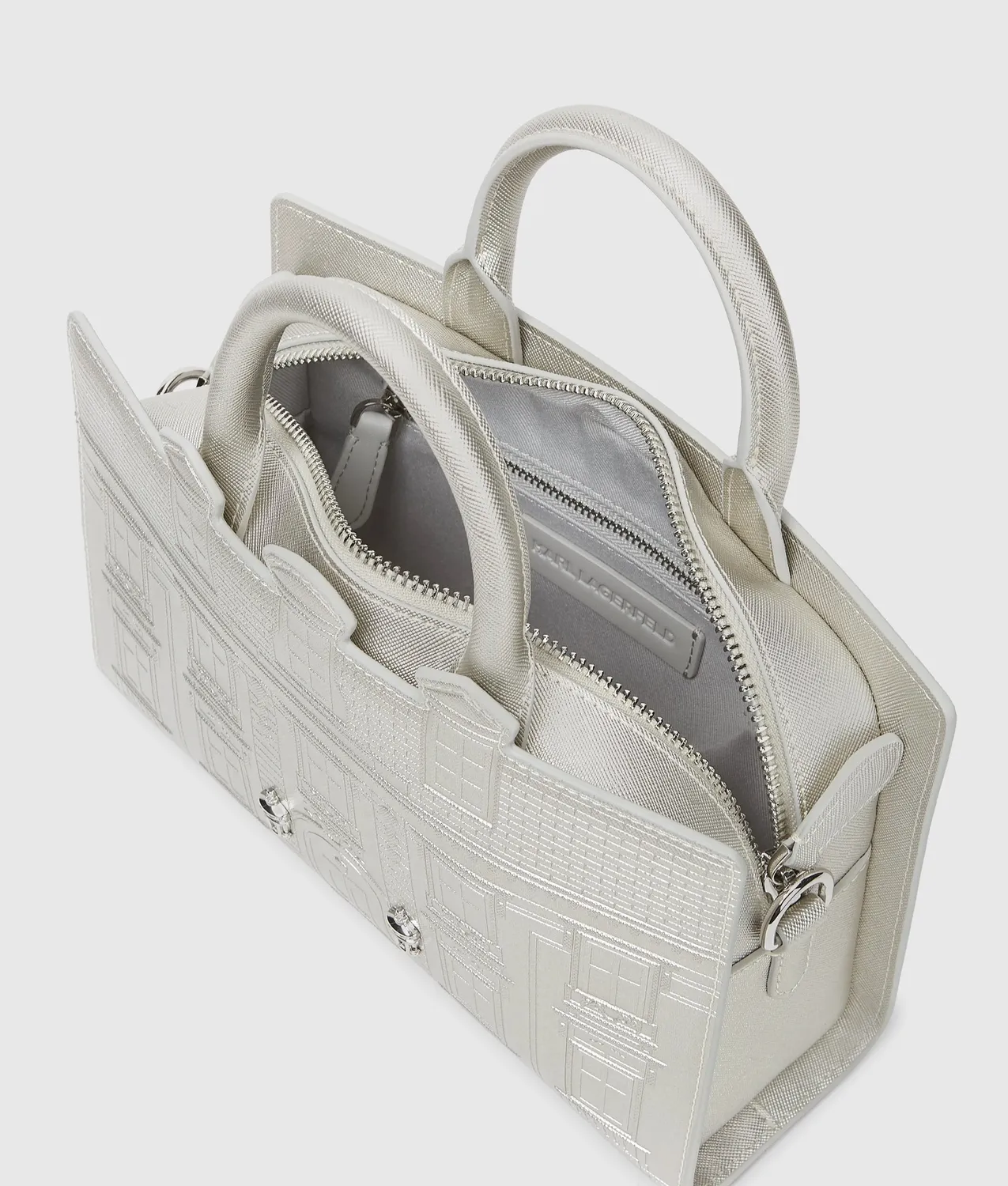 Karl Lagerfeld Maison de Karl Satchel Tasche Metallic One Size