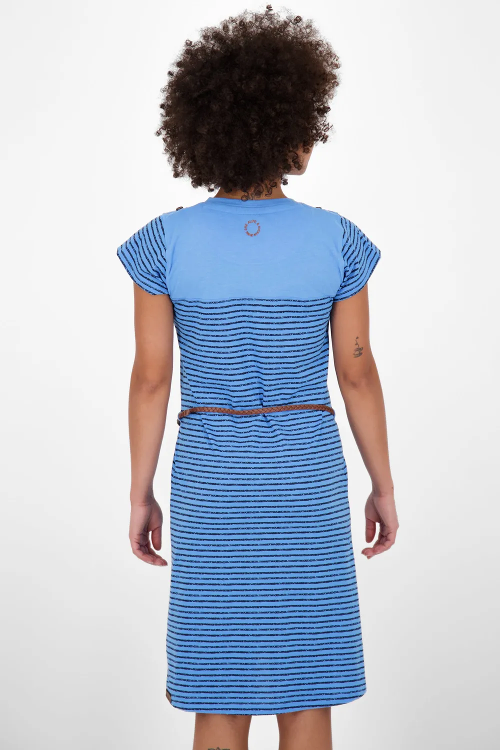 Alife & Kickin LeoniceAK Z Shirt Dress Blau gestreift