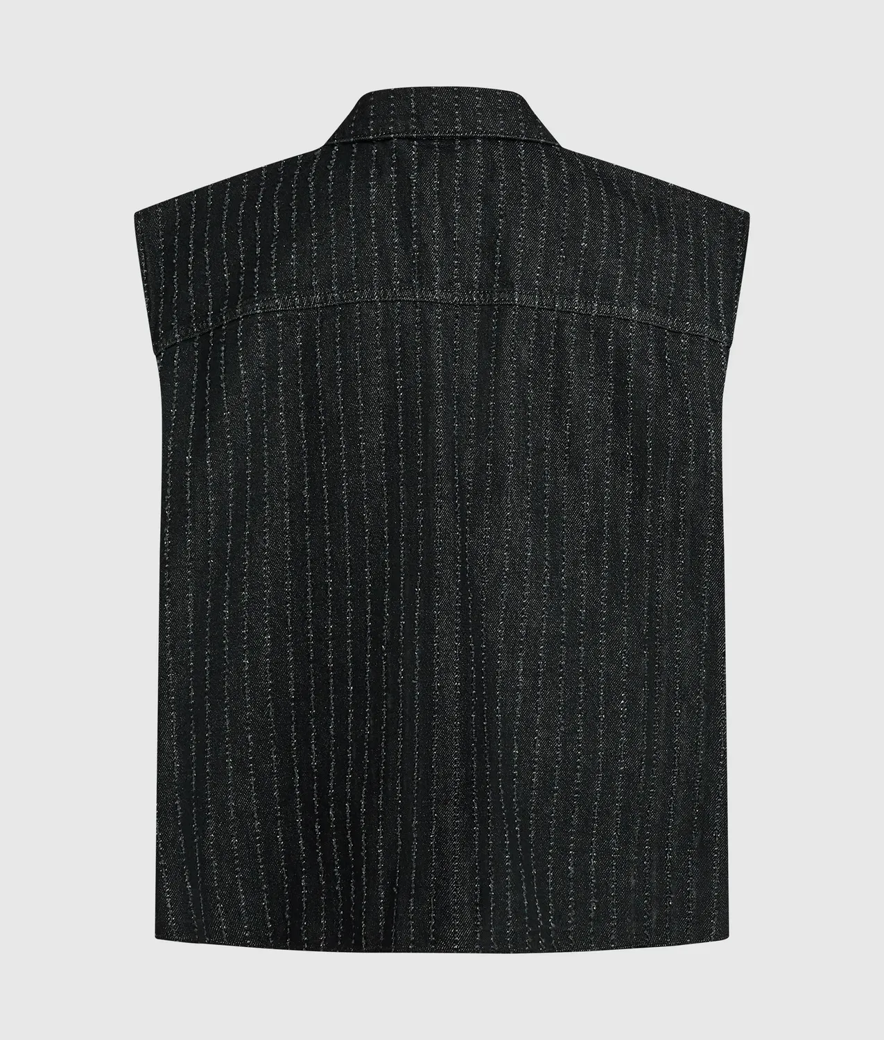 Karl Lagerfeld Pinstripe Denim Weste Herren M Nadel